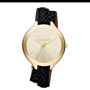 Michael Kors double wrap gold watch